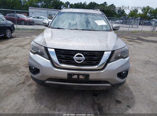 5N1DR2BM8LC596606 2020 NISSAN PATHFINDER Silver Front view