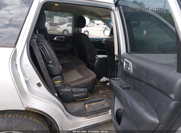 5N1DR2BM8LC596606 2020 NISSAN PATHFINDER Silver VIN sticker view