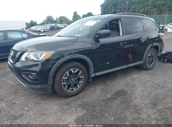 5N1DR2BMXLC640668 2020 NISSAN PATHFINDER Black Vista tres cuartos delantera izquierda
