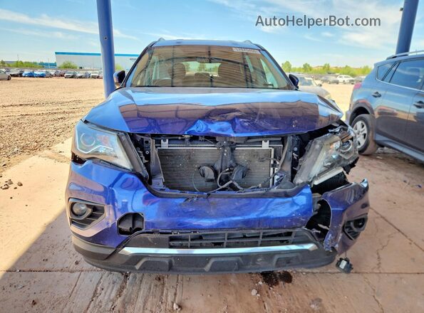 5N1DR2BN0LC615402 2020 NISSAN PATHFINDER Blue Front view