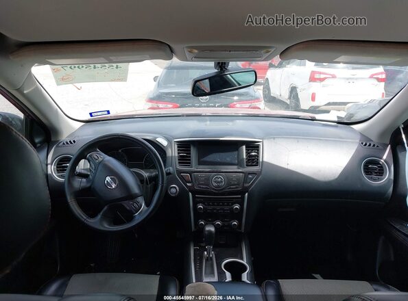 5N1DR2BN2LC621699 2020 NISSAN PATHFINDER Red Vista interior delantera