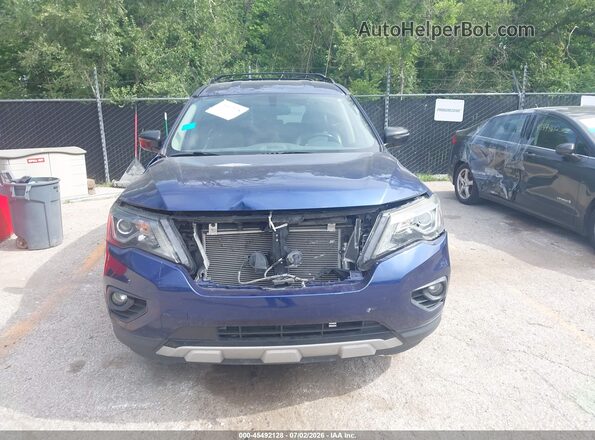 5N1DR2BN3LC606080 2020 NISSAN PATHFINDER Blue Widok wnętrza z tyłu