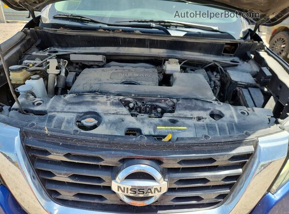 5N1DR2BN4LC597034 2020 NISSAN PATHFINDER Blue Rear interior view
