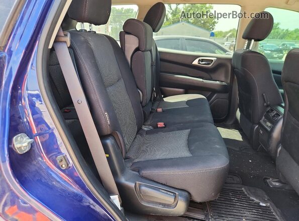 5N1DR2BN4LC597034 2020 NISSAN PATHFINDER Blue Rear seats view