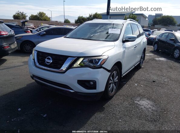 5N1DR2BN6LC617607 2020 NISSAN PATHFINDER White Առջևի ձախ երեք քառորդ տեսարան