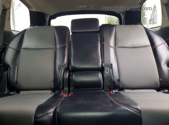 5N1DR2BN9LC638595 2020 NISSAN PATHFINDER Red უკანა სავარძლების ხედი