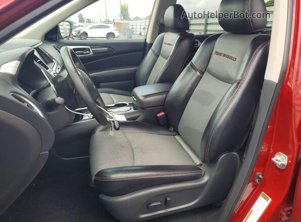 5N1DR2BN9LC638595 2020 NISSAN PATHFINDER Red წინა სალონის ხედი