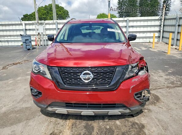 5N1DR2BN9LC638595 2020 NISSAN PATHFINDER Red წინა ხედი