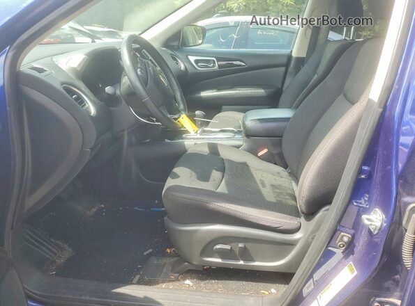 5N1DR2BNXLC580352 2020 NISSAN PATHFINDER Blue Front interior view