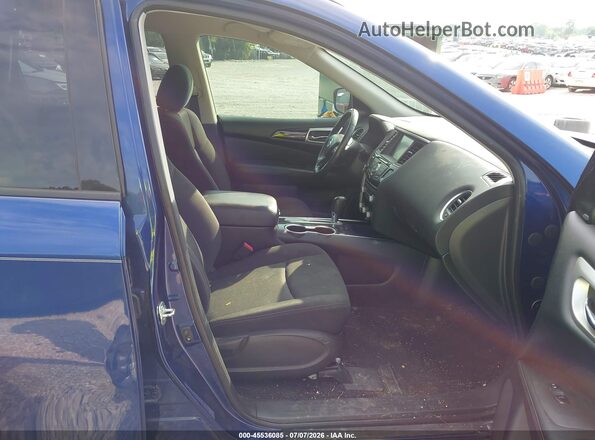 5N1DR2BNXLC581162 2020 NISSAN PATHFINDER Dark Blue Вид салону спереду