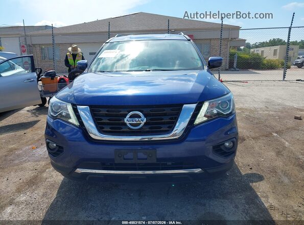 5N1DR2BNXLC600034 2020 NISSAN PATHFINDER Blue ხელსაწყოთა პანელის ხედი