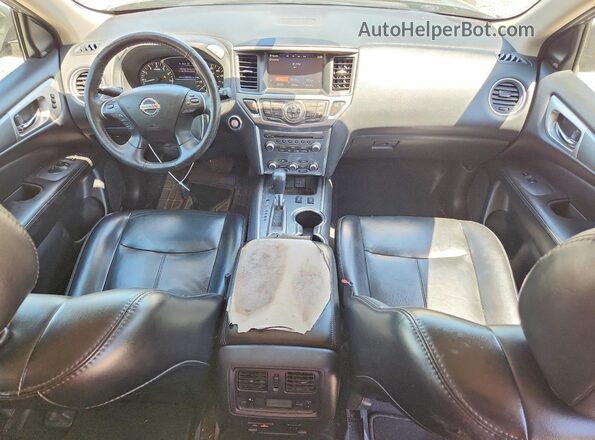 5N1DR2CM0LC604695 2020 NISSAN PATHFINDER Gray Dashboard view