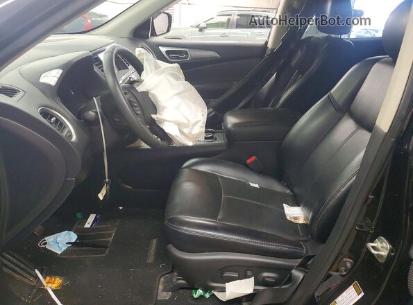 5N1DR2CM0LC615356 2020 NISSAN PATHFINDER Black წინა სალონის ხედი