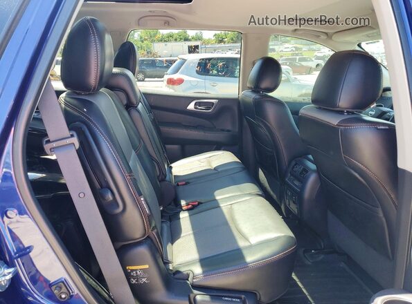 5N1DR2CM1LC623983 2020 NISSAN PATHFINDER Blue უკანა სავარძლების ხედი