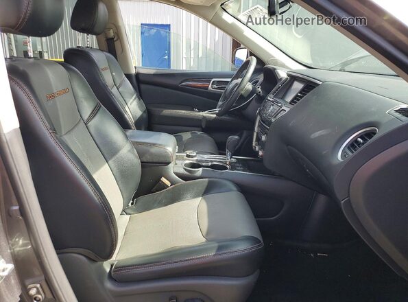5N1DR2CM3LC579226 2020 NISSAN PATHFINDER Серый Вид салона спереди