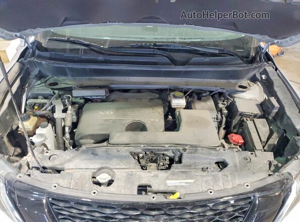 5N1DR2CM7LC605357 2020 NISSAN PATHFINDER Silver ძრავის განყოფილების ხედი