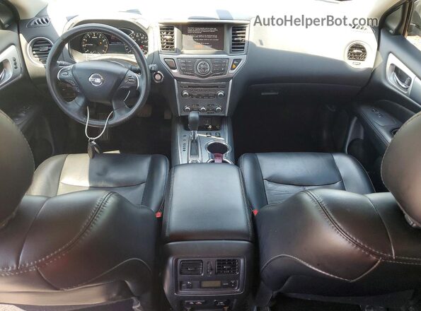 5N1DR2CM8LC610194 2020 NISSAN PATHFINDER Black Առջևի վահանակի տեսք