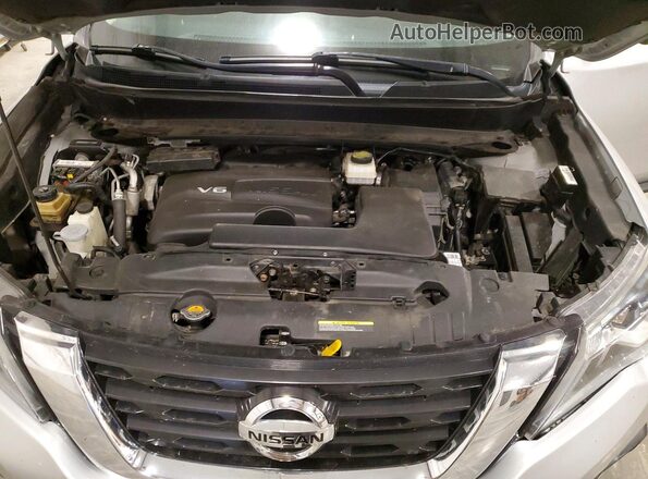 5N1DR2CMXLC605854 2020 NISSAN PATHFINDER Серебряный Вид подкапотного пространства