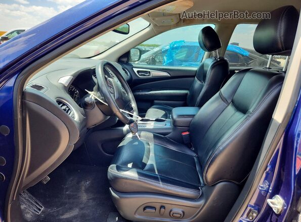 5N1DR2CN0LC586417 2020 NISSAN PATHFINDER Blue Widok wnętrza z przodu
