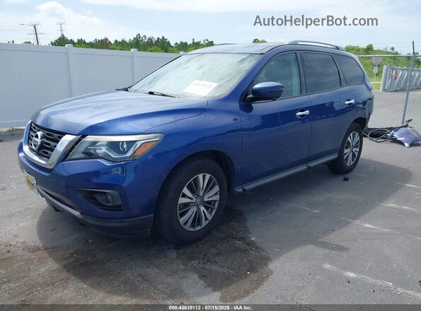 5N1DR2CN1LC582957 2020 NISSAN PATHFINDER Синий Передняя левая четверть
