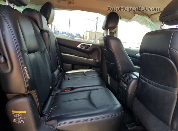 5N1DR2CN8LC589985 2020 NISSAN PATHFINDER Black უკანა სალონის ხედი