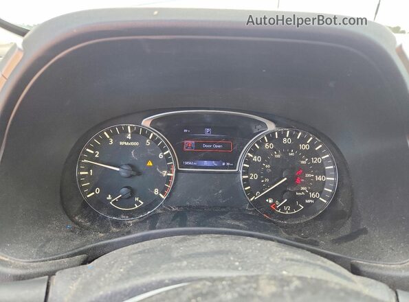5N1DR2CN9LC597822 2020 NISSAN PATHFINDER White Вид щитка приладів
