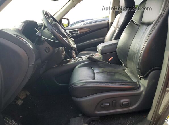 5N1DR2DM3LC577457 2020 NISSAN PATHFINDER Gray წინა სალონის ხედი