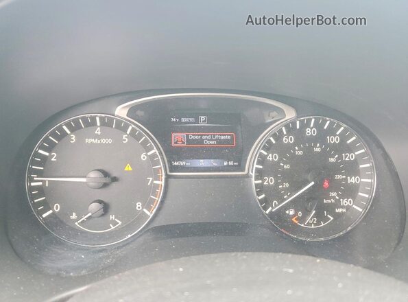 5N1DR2DM3LC577457 2020 NISSAN PATHFINDER Gray ხელსაწყოთა პანელის ხედი