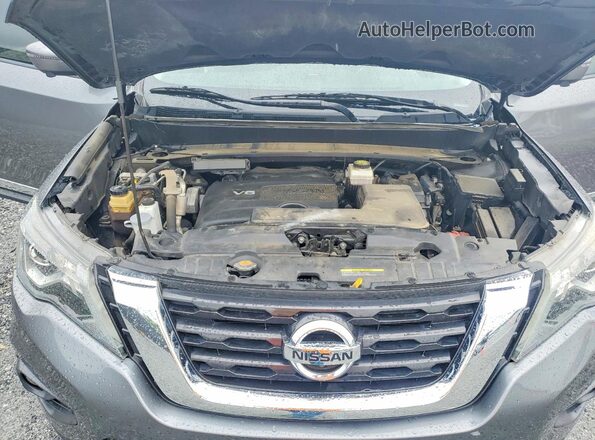 5N1DR2DM3LC577457 2020 NISSAN PATHFINDER Gray ძრავის განყოფილების ხედი