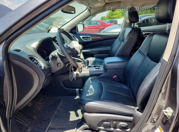 5N1DR2DM5LC640848 2020 NISSAN PATHFINDER Gray Front interior view