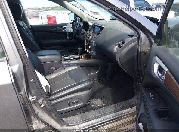 5N1DR2DM6LC587139 2020 NISSAN PATHFINDER Gray Widok wnętrza z przodu