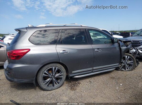 5N1DR2DM6LC587139 2020 NISSAN PATHFINDER Gray Widok wnętrza z tyłu