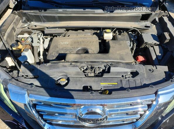 5N1DR2DMXLC588312 2020 NISSAN PATHFINDER Black ძრავის განყოფილების ხედი