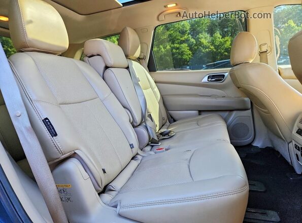 5N1DR2DMXLC588312 2020 NISSAN PATHFINDER Black უკანა სალონის ხედი