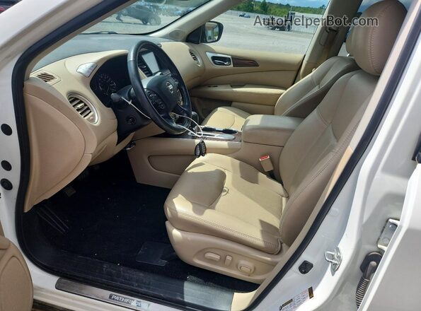 5N1DR2DN3LC623233 2020 NISSAN PATHFINDER White Widok wnętrza z przodu