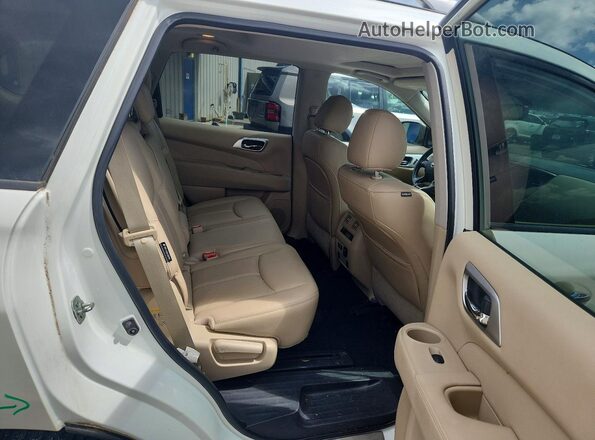 5N1DR2DN3LC623233 2020 NISSAN PATHFINDER White Widok wnętrza z tyłu