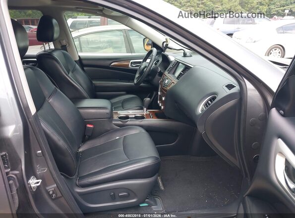 5N1DR2DN3LC651095 2020 NISSAN PATHFINDER Gray Front interior view