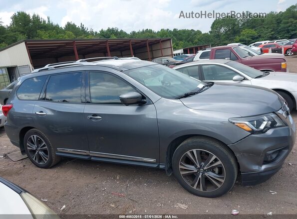 5N1DR2DN3LC651095 2020 NISSAN PATHFINDER Gray Rear interior view