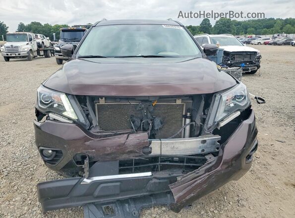 5N1DR2DN9LC609790 2020 NISSAN PATHFINDER Brown Вид спереду
