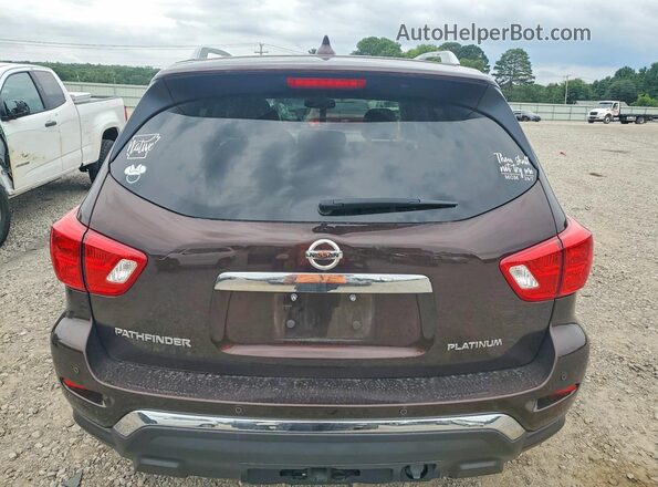 5N1DR2DN9LC609790 2020 NISSAN PATHFINDER Brown Вид ззаду