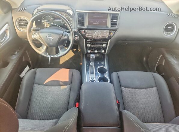 5N1DR2MM0HC633720 2017 NISSAN PATHFINDER White Առջևի վահանակի տեսք