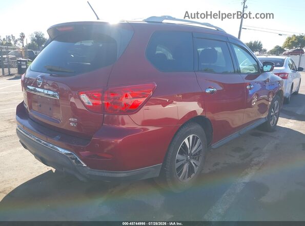 5N1DR2MM0HC648444 2017 NISSAN PATHFINDER Red Trasero derecho
