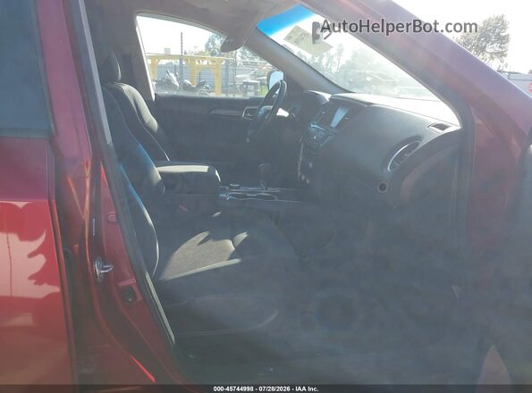 5N1DR2MM0HC648444 2017 NISSAN PATHFINDER Red Vista interior delantera