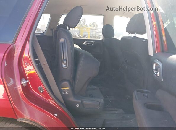 5N1DR2MM0HC648444 2017 NISSAN PATHFINDER Red Vista de la etiqueta del VIN