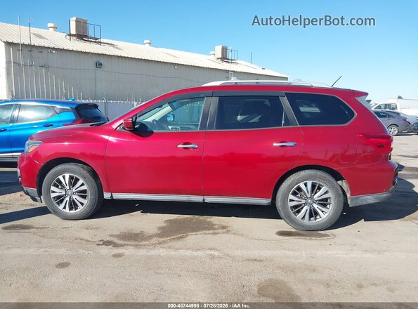 5N1DR2MM0HC648444 2017 NISSAN PATHFINDER Red Vista interior de 360 grados
