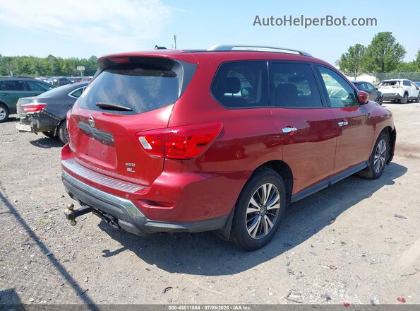 5N1DR2MM0HC650534 2017 NISSAN PATHFINDER Red Задня права чверть