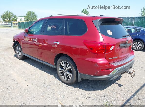 5N1DR2MM0HC650534 2017 NISSAN PATHFINDER Red Задня ліва чверть