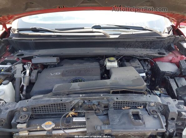 5N1DR2MM0HC650534 2017 NISSAN PATHFINDER Red Вид ззаду