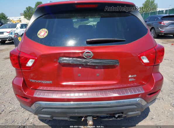 5N1DR2MM0HC650534 2017 NISSAN PATHFINDER Red 