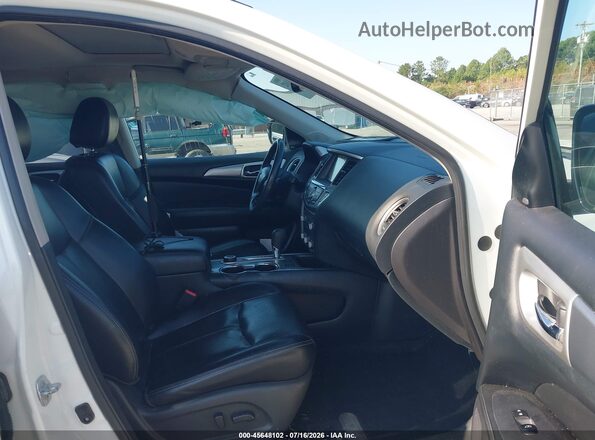 5N1DR2MM0HC651070 2017 NISSAN PATHFINDER White Widok wnętrza z przodu